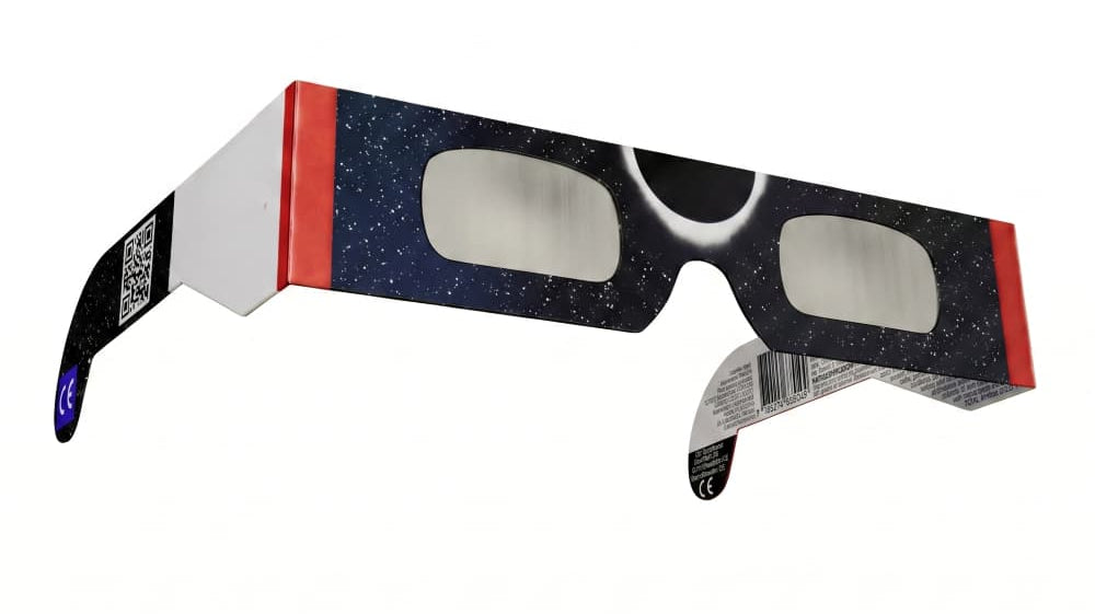 Lunettes d'éclipse solaire GALAXY certifiées CE pour l'éclipse du 12 août 2026 - Varionet