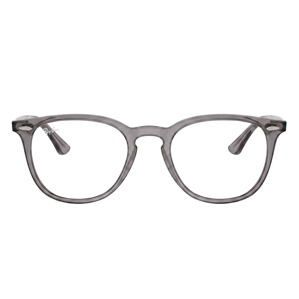 lunettes Rayban onde en acétate gris transparent
