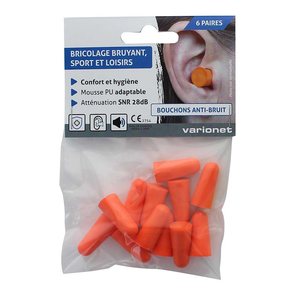 Packaging des bouchons mousse anti-bruit Varionet EK13